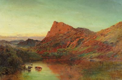Dolwyddelan by Alfred de Breanski